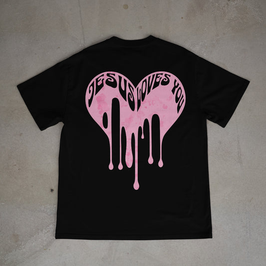 "Jesus Loves You" Premium Oversized Shirt