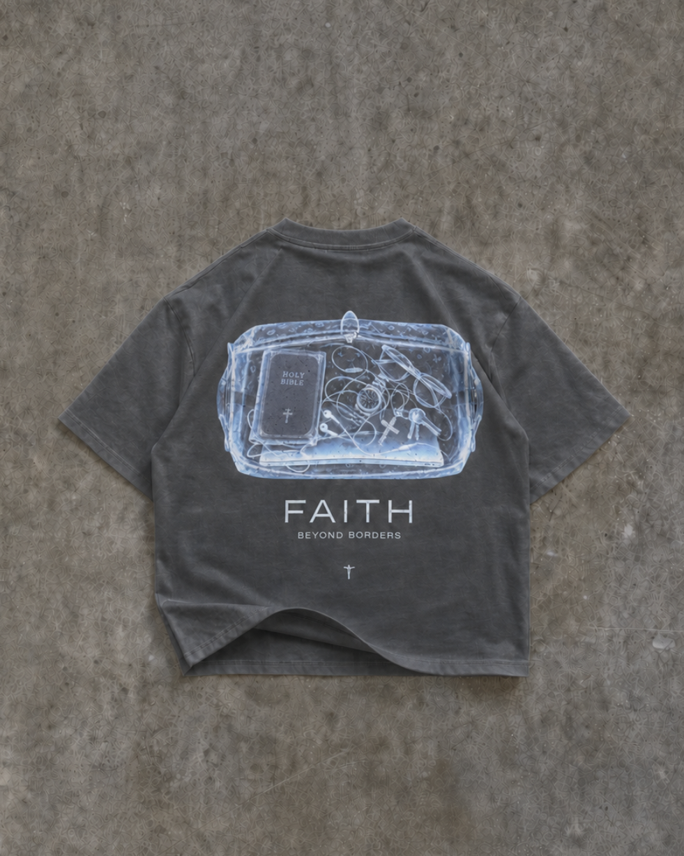 "FAITH BEYOND BORDERS" TEE