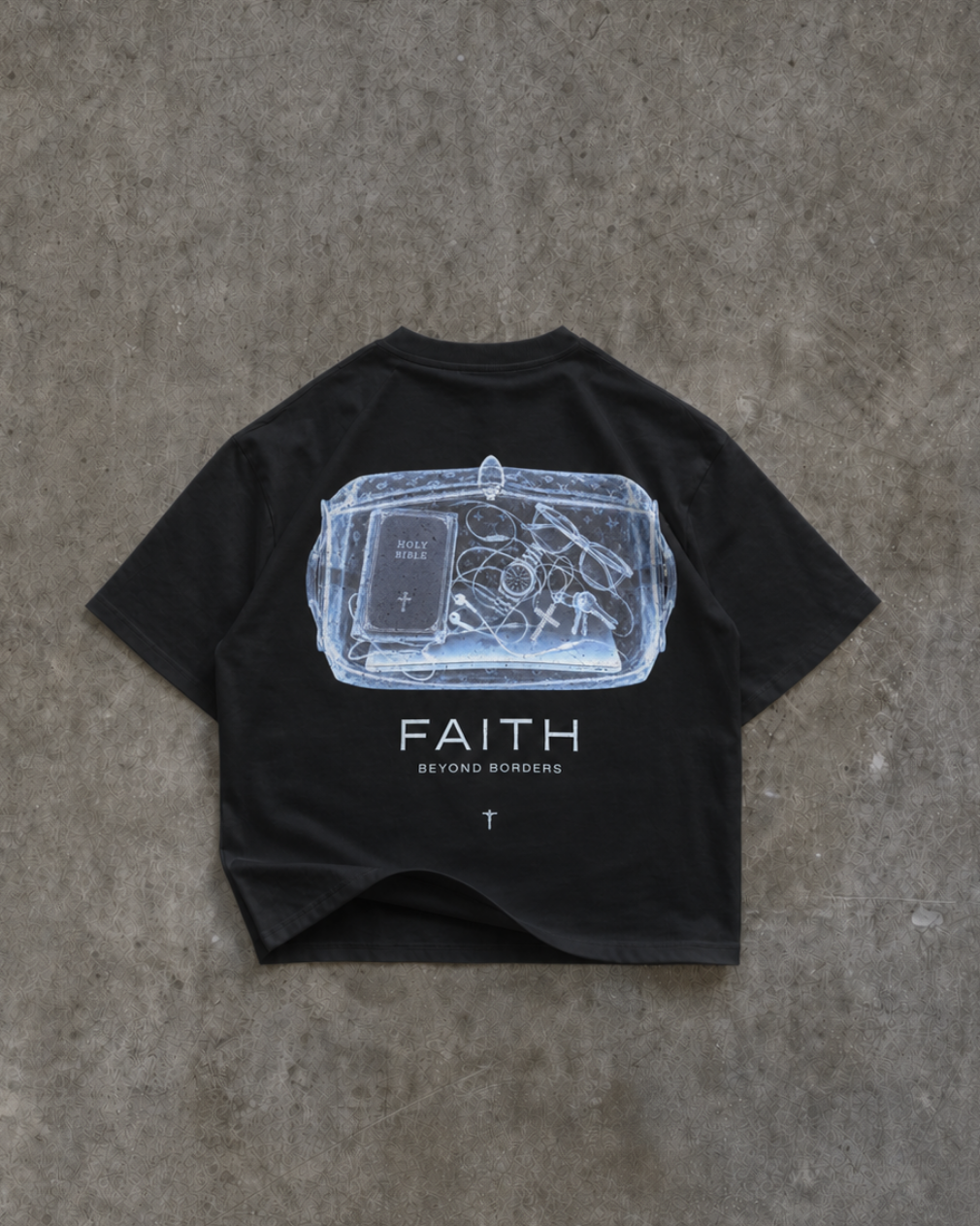 "FAITH BEYOND BORDERS" TEE