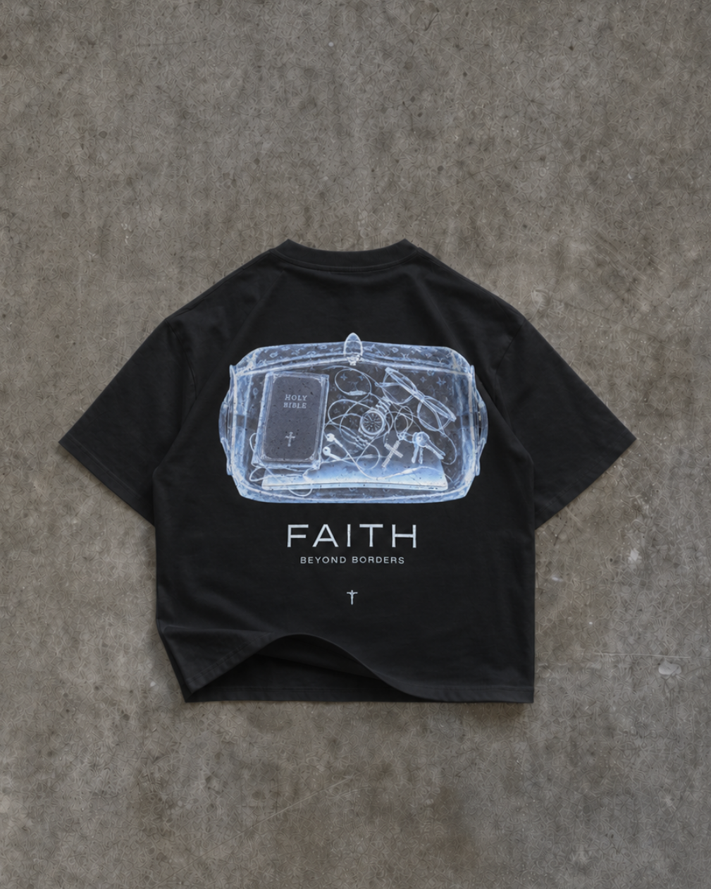 "FAITH BEYOND BORDERS" TEE