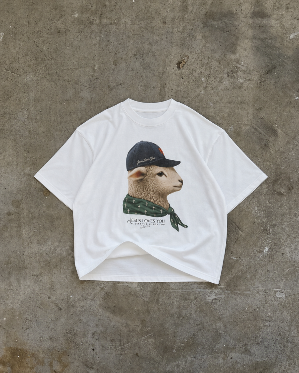 "JESUS LOVES YOU SHEEP" TEE