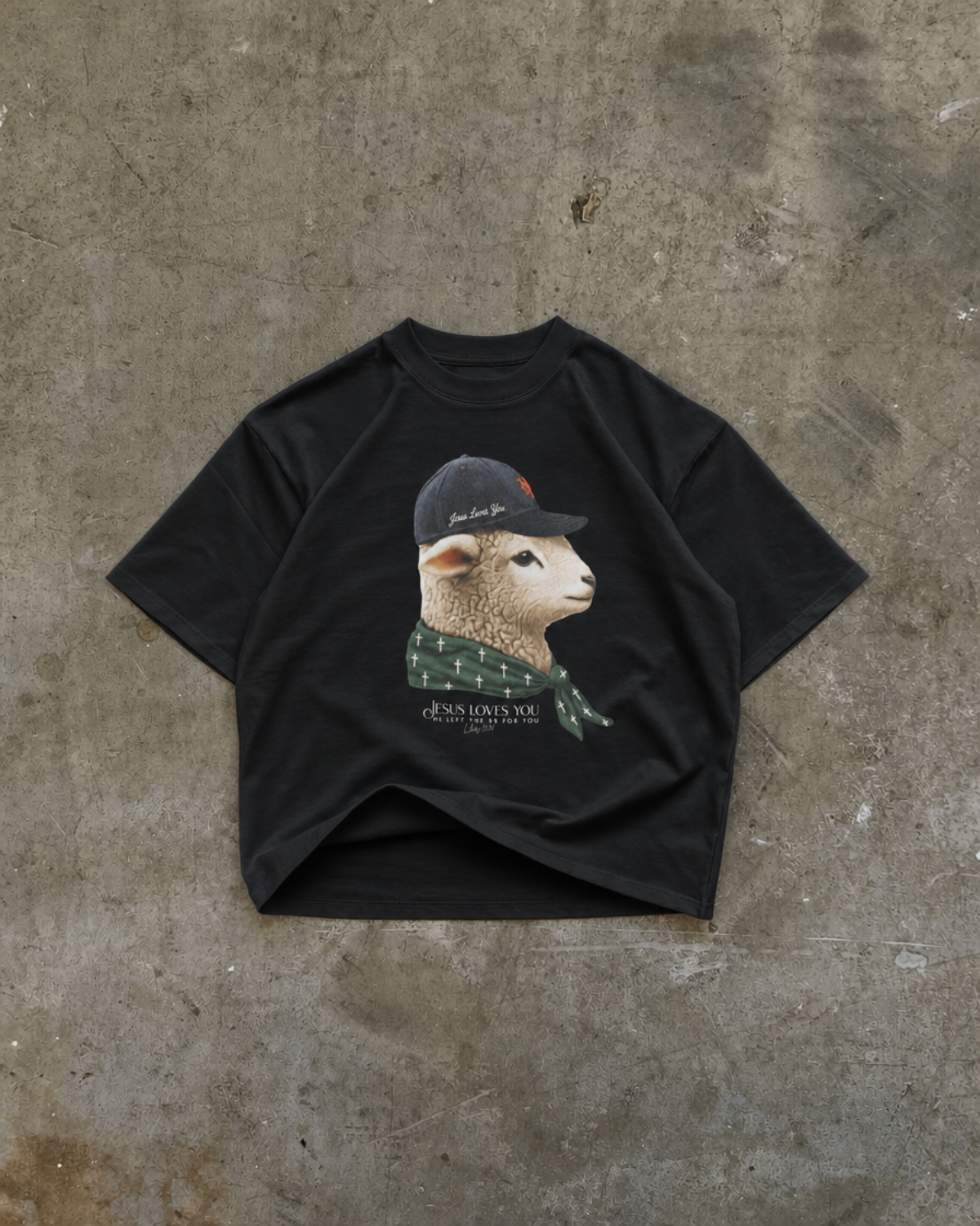 "JESUS LOVES YOU SHEEP" TEE
