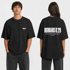 "ROMANS 8:28" PREMIUM OVERSIZED TEE