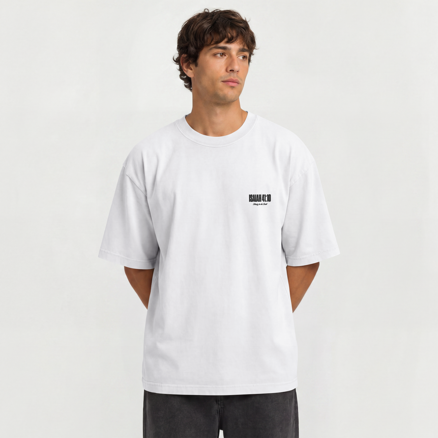 "ISAIAH 41:10" PREMIUM OVERSIZED TEE