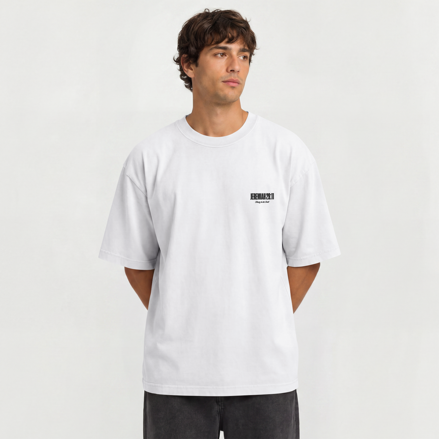 "JEREMIAH 29:11" PREMIUM OVERSIZED TEE