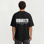 "ROMANS 8:28" PREMIUM OVERSIZED TEE