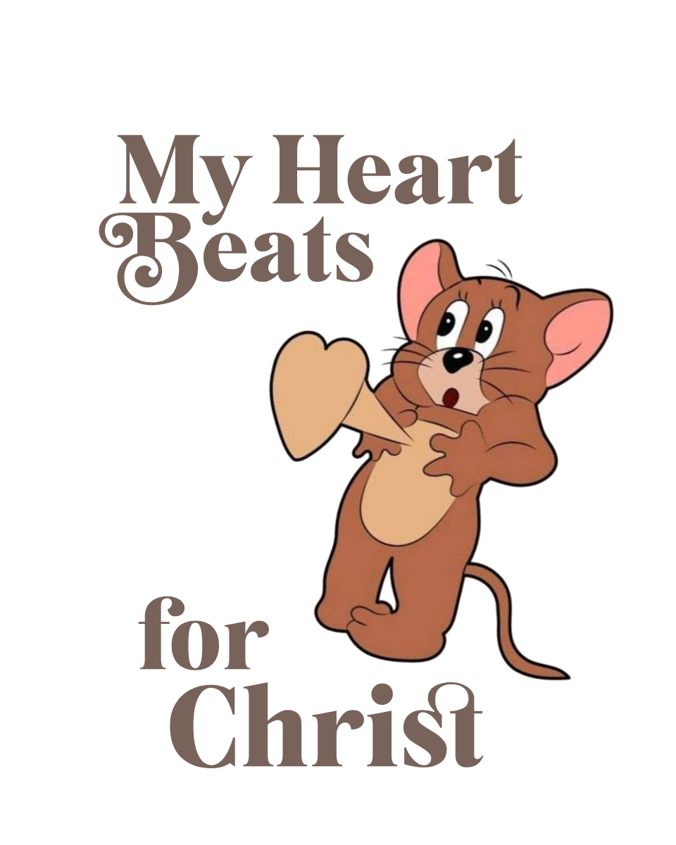 "MY HEART BEATS FOR CHRIST" TEE
