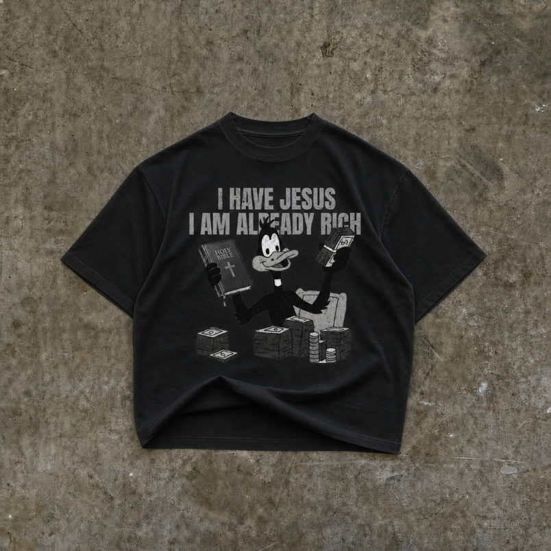 "I AM ALREADY RICH" TEE