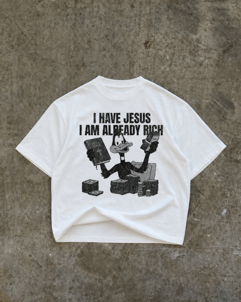 "I AM ALREADY RICH" TEE