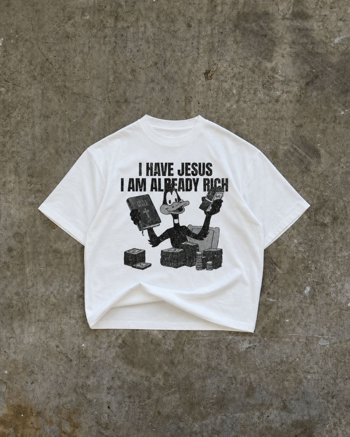 "I AM ALREADY RICH" TEE