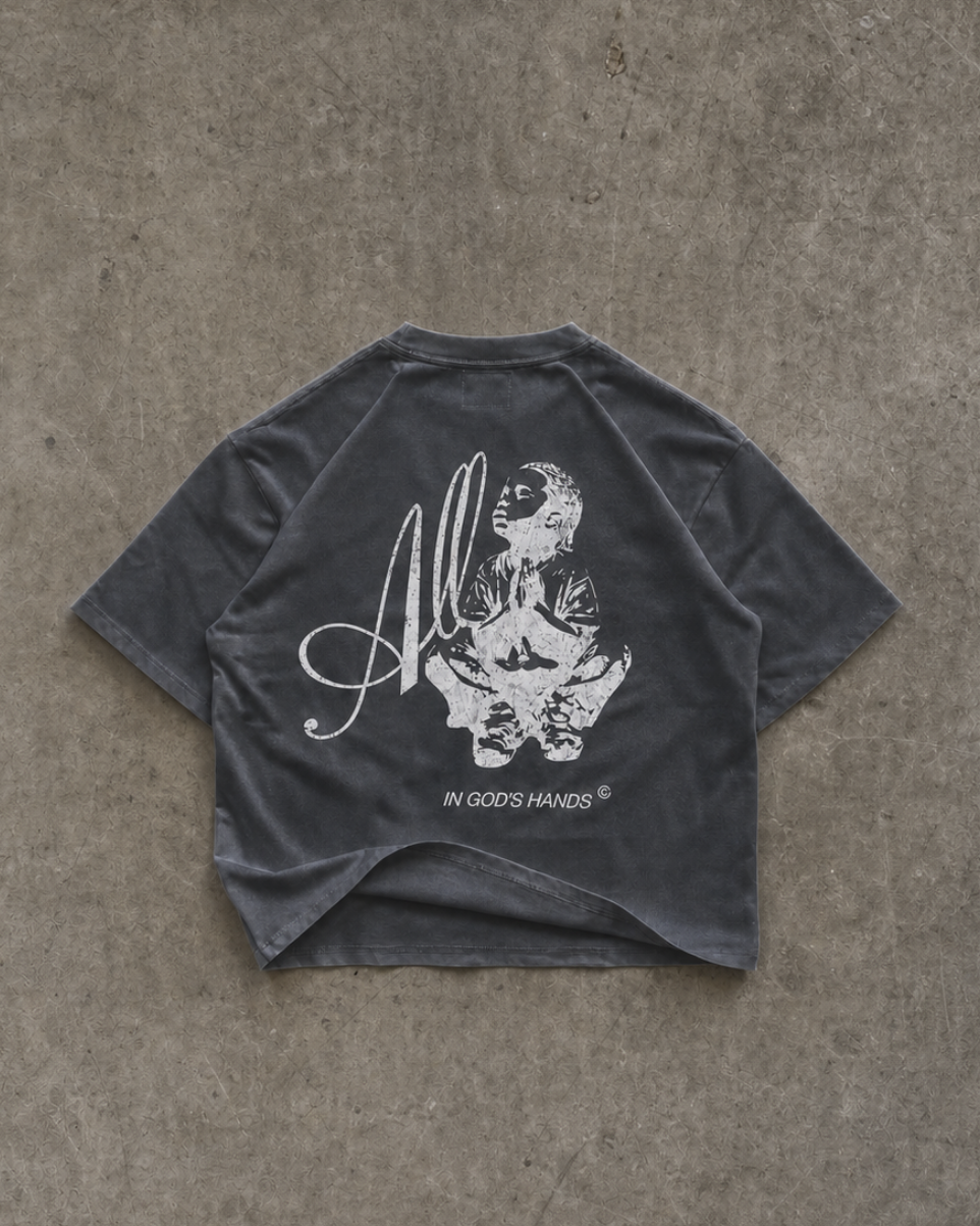 "ALL IN GOD'S HANDS" TEE