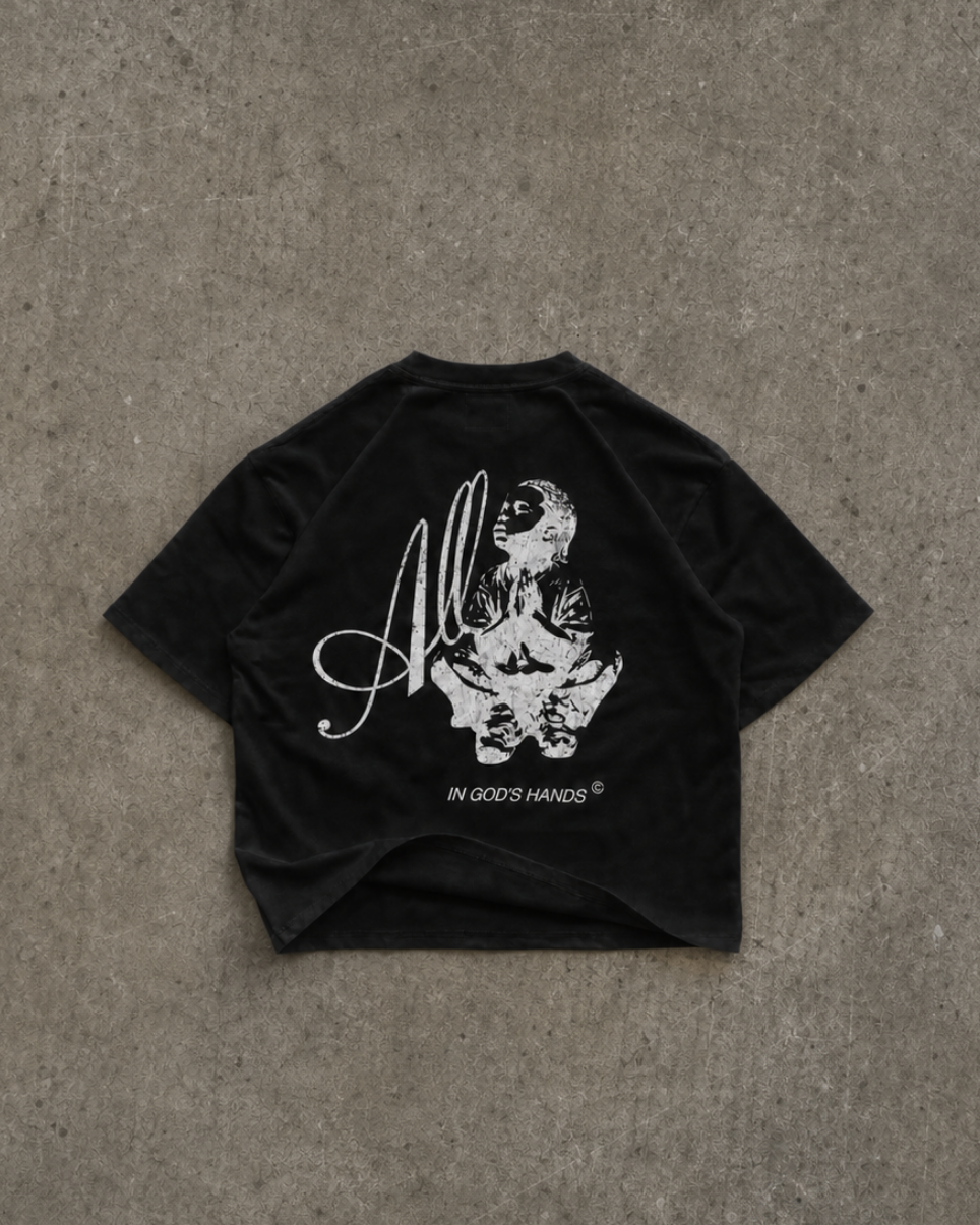 "ALL IN GOD'S HANDS" TEE