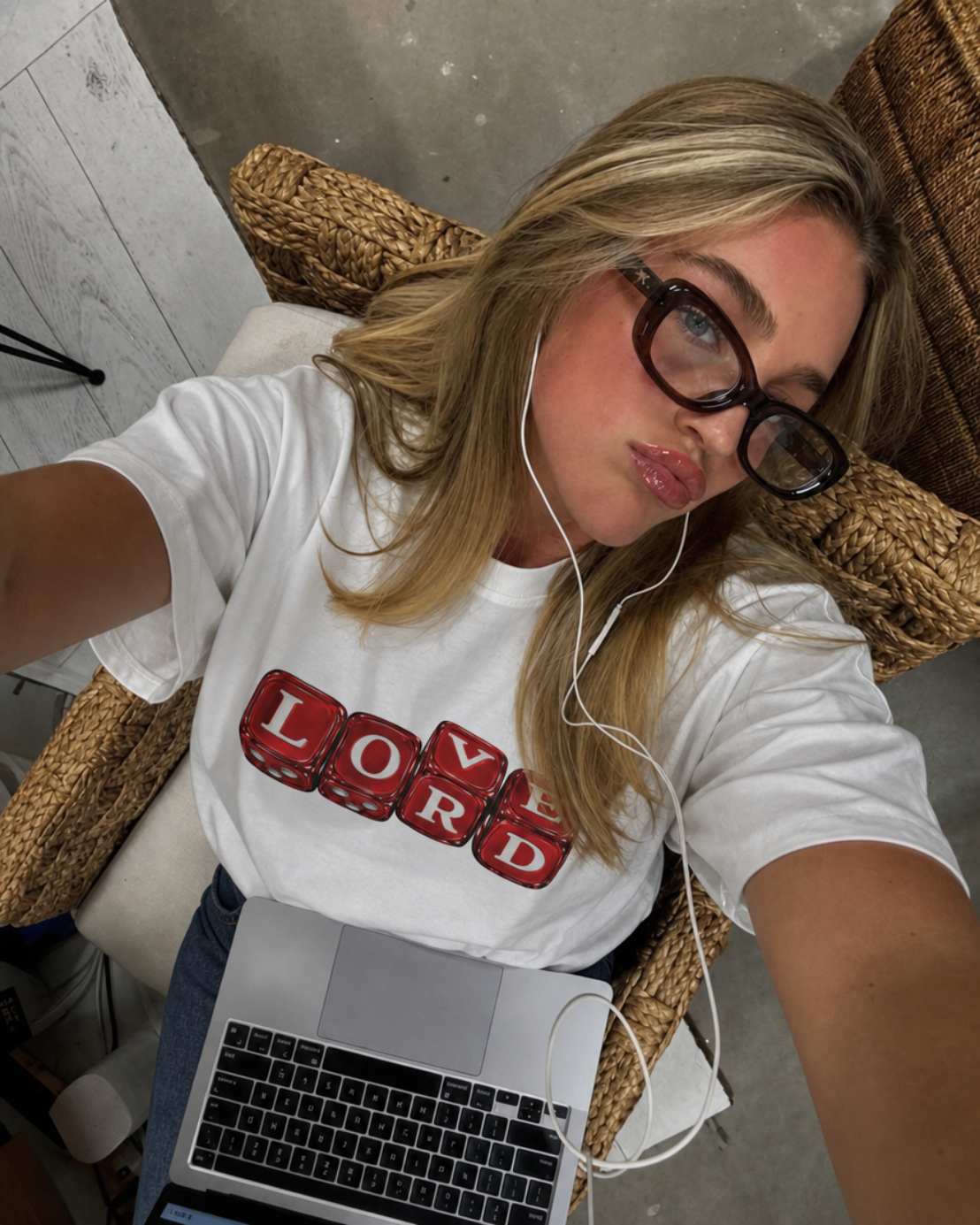 "LOVE LORD" OVERSIZED TEE