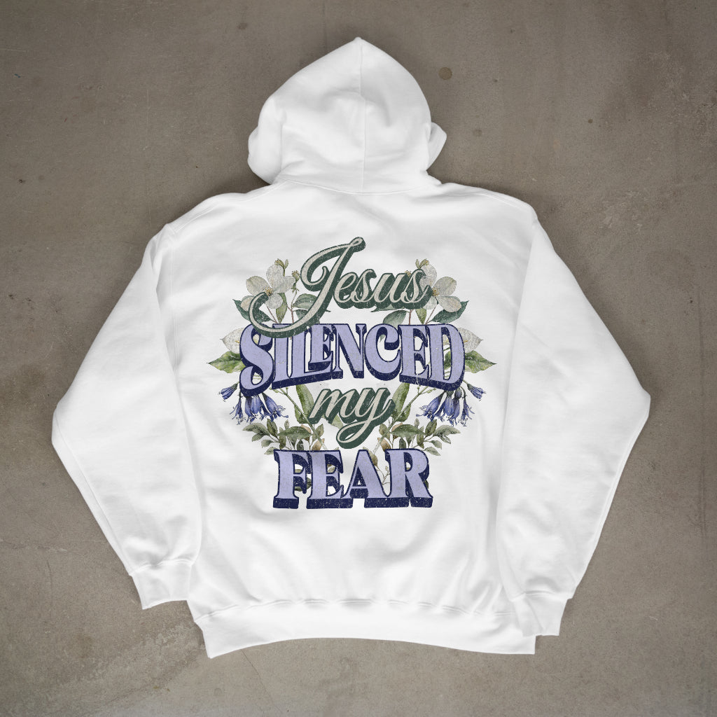 "Jesus silenced my Fear" Premium Oversized Hoodie